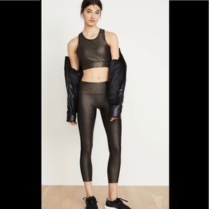 NWT Prismsport SHIMMER HI-WAIST BARRE LEGGINGS